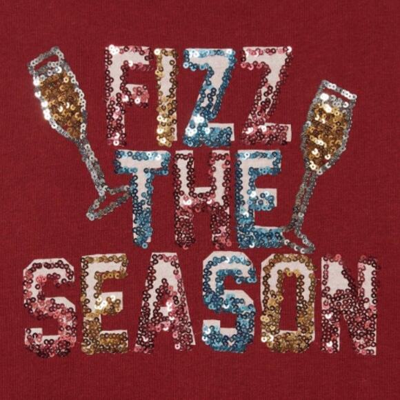 Torrid Fizz The Season Cozy Fleece Sweatshirt -Wine - Torrid 3 - NWT - Picture 5 of 10